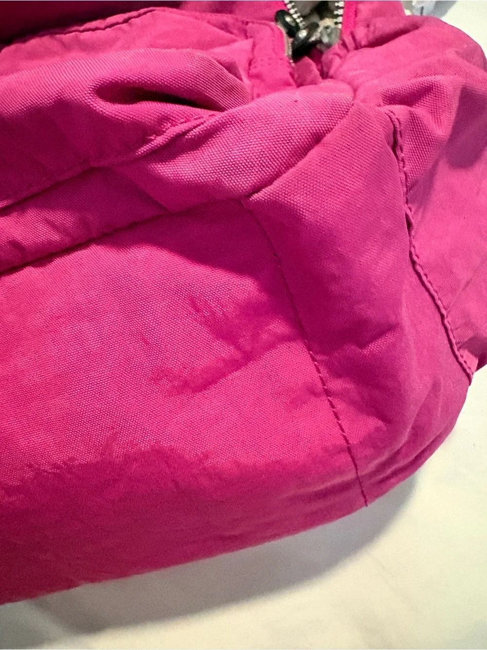 Kipling Hot Pink Nylon Backpack with Front Pocket